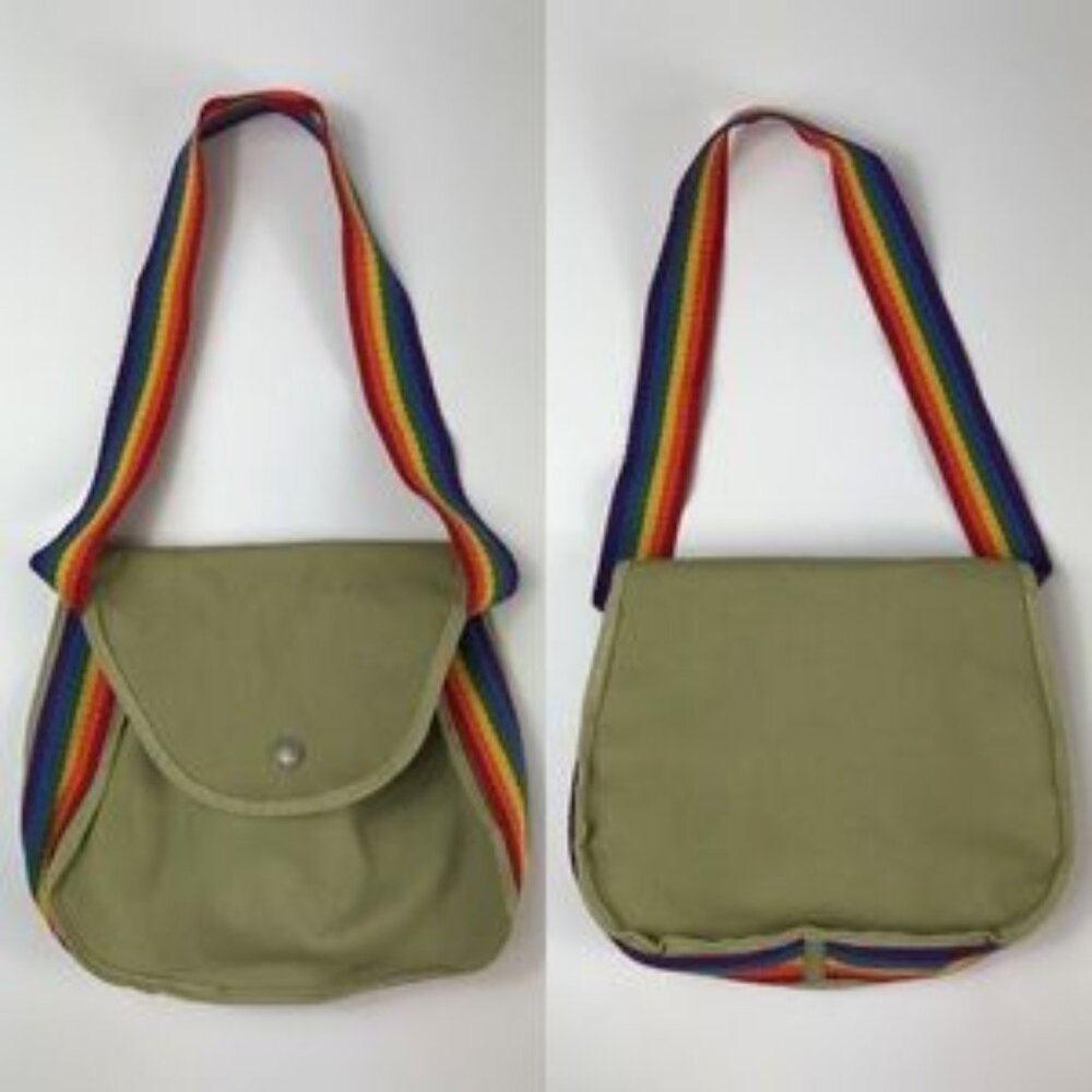 Vintage Avon Colorworks Rainbow Strap Bag